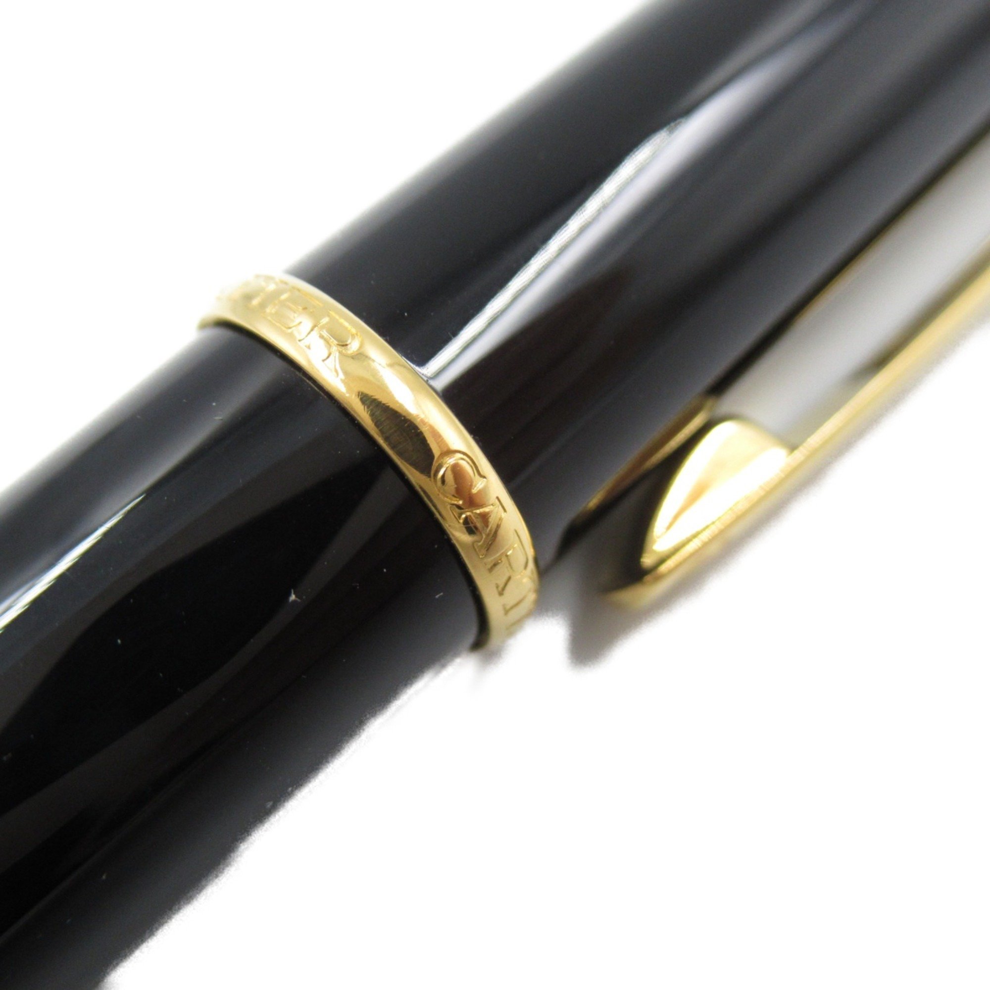 Cartier Diabolo de Ballpoint Pen Black Composite Gold Plated Men's Women's ST180003