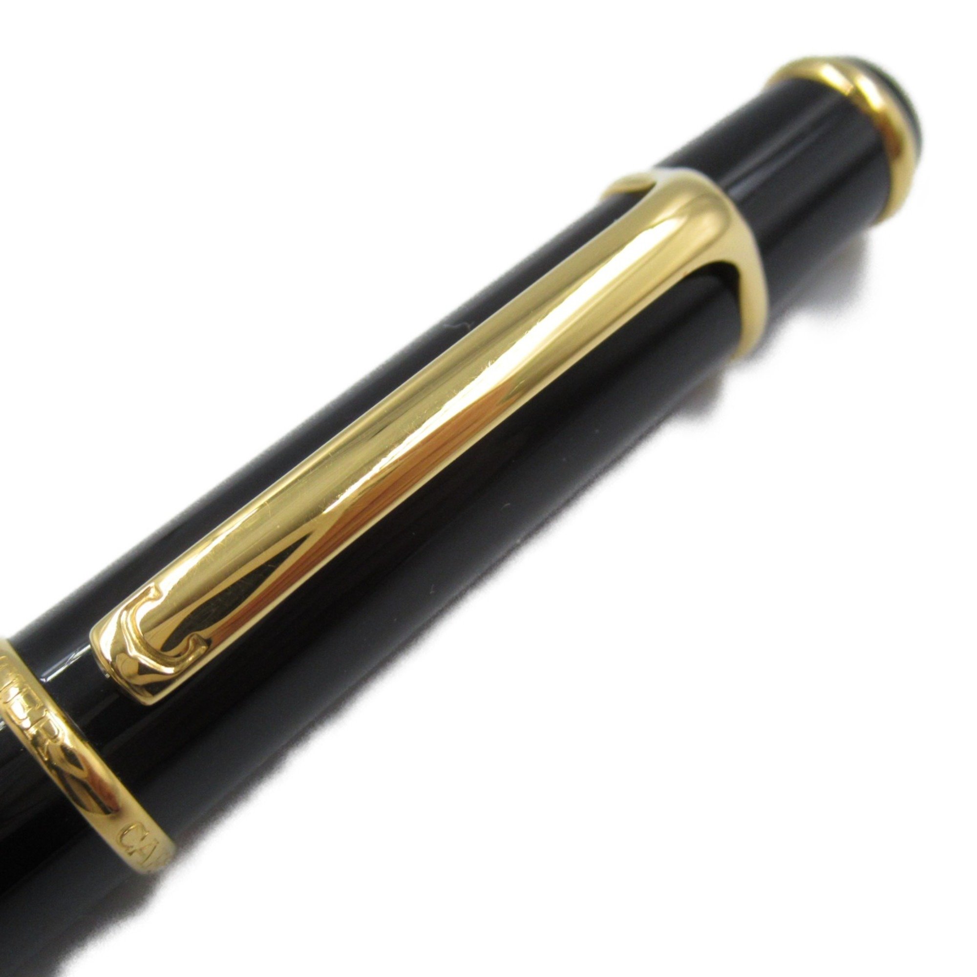 Cartier Diabolo de Ballpoint Pen Black Composite Gold Plated Men's Women's ST180003