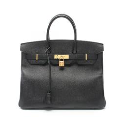 Hermes HERMES Birkin 35 Handbag Bag Epsom Leather Women's Black