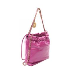 CHANEL 22 Shoulder Bag Leather Women's Pink AS3980