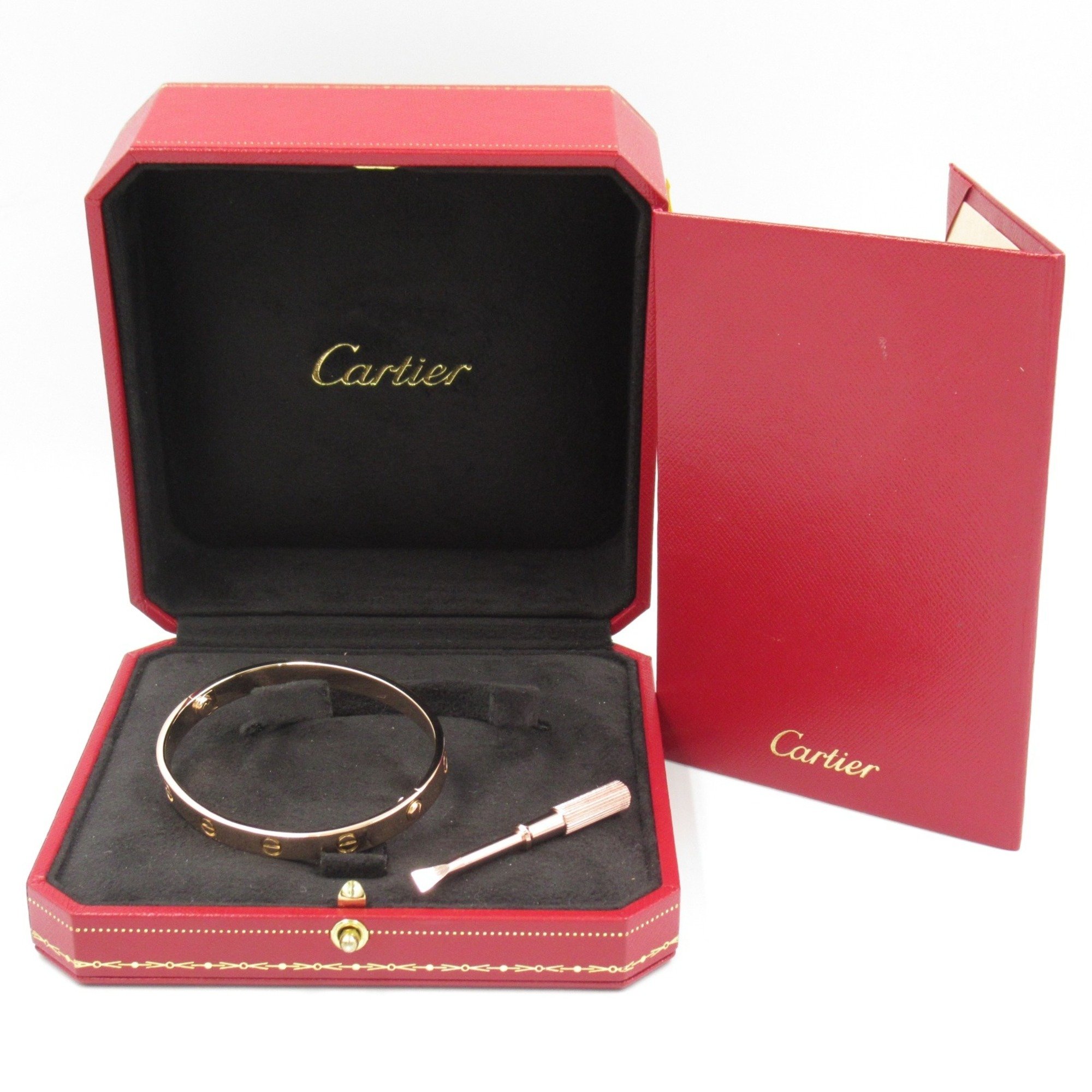 Cartier Love Bracelet, K18PG (pink gold), women's, gold, B6047317