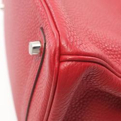 Hermes HERMES Birkin 30 Handbag Bag Taurillon Clemence Women's Red