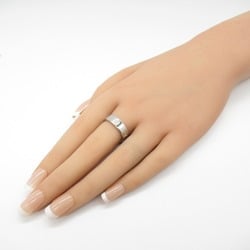 Cartier Love Ring 1PD Pt950 Platinum Diamond Ladies Clear