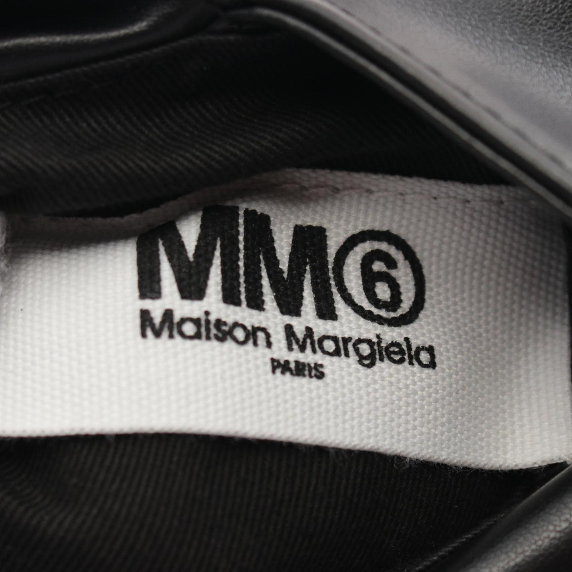 MM6 Maison Margiela MM6 JAPANESE Japanese Shoulder Bag, Faux Leather, Women's, Black, SB6WD0014