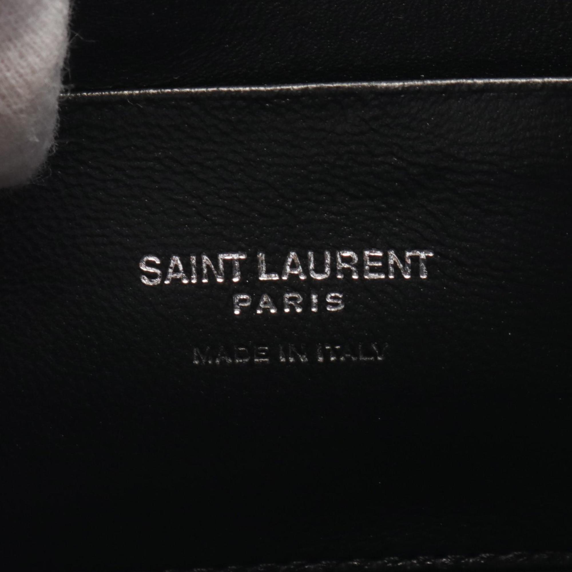 Yves Saint Laurent Saint Laurent Paris LOU Bag Shoulder Leather Women's Black 748849