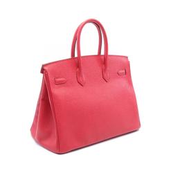 Hermes HERMES Birkin 35 Handbag Bag Epsom Leather Women's Red