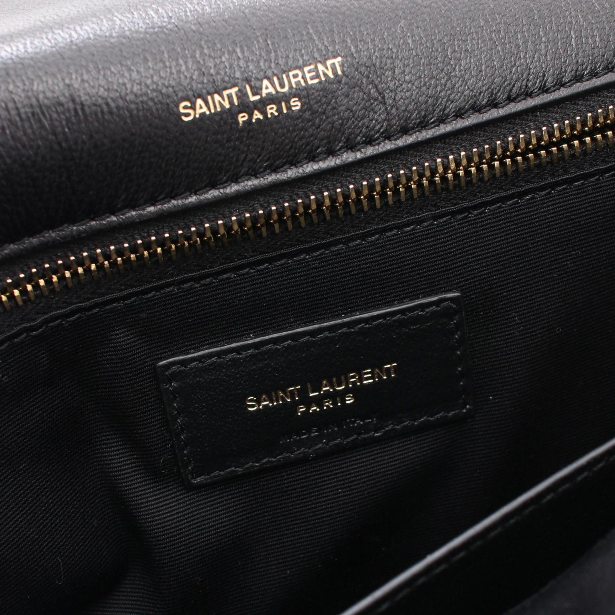 Saint Laurent SAINT LAURENT Shoulder Bag Leather Women's Black 6331581EL071000