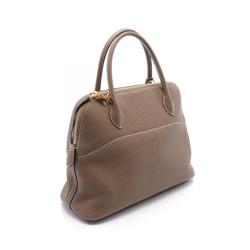 Hermes HERMES Bolide 31 Handbag Bag Taurillon Clemence Women's Brown Y Engraved G Hardware