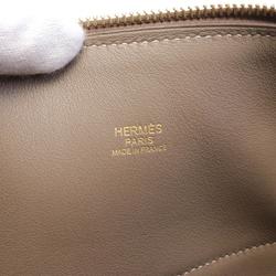 Hermes HERMES Bolide 31 Handbag Bag Taurillon Clemence Women's Brown Y Engraved G Hardware