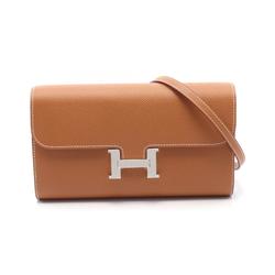 Hermes HERMES Constance Long To-Go Shoulder Bag Epsom Leather Women's Brown