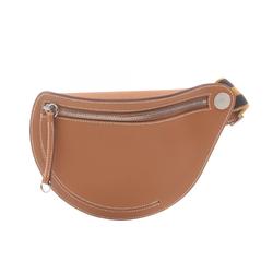 Hermes HERMES Petite Course Waist Bag Body Epsom Leather Women's Brown