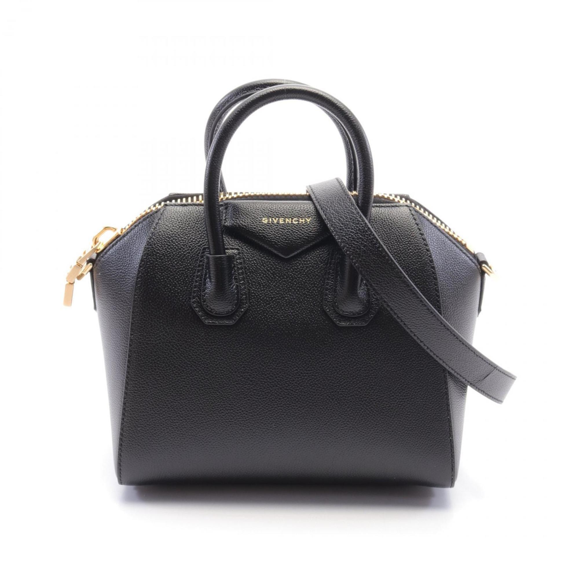 Givenchy ANTIGONA handbag, leather bag, women's, black, BB50TNB20R001