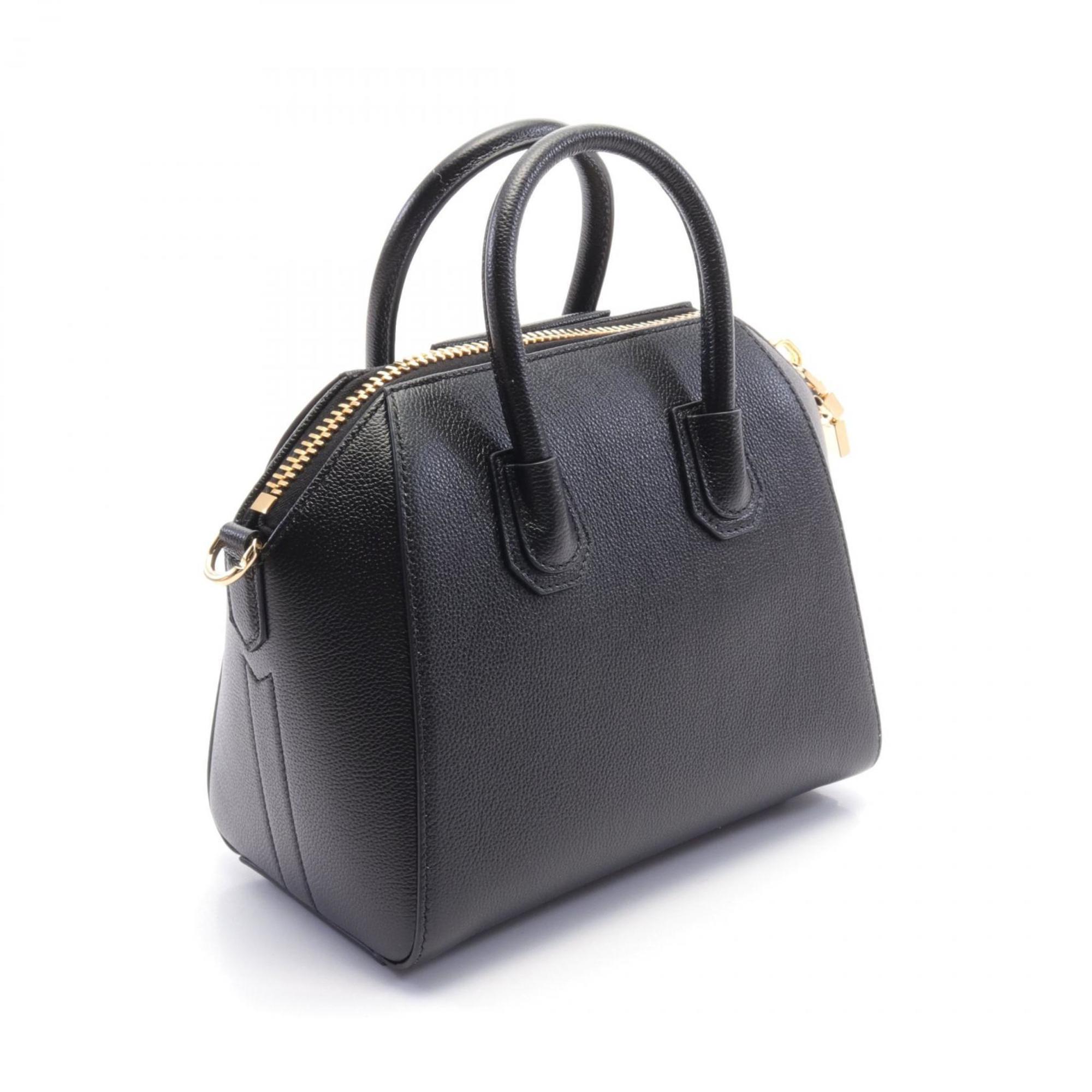 Givenchy ANTIGONA handbag, leather bag, women's, black, BB50TNB20R001