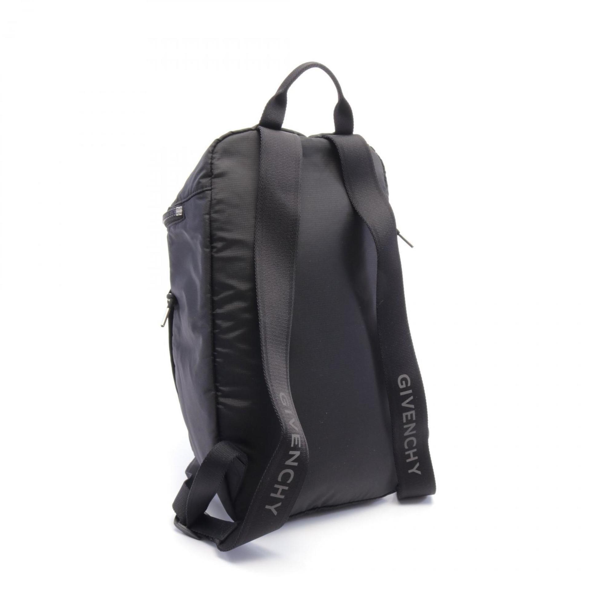 Givenchy G-Trek Rucksack Backpack Bag Nylon Canvas Men's Black