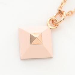 Hermes HERMES Medor Cupidon Necklace GP (Gold Plated) Women's Gold Pink PG