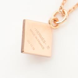 Hermes HERMES Medor Cupidon Necklace GP (Gold Plated) Women's Gold Pink PG