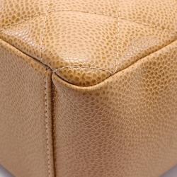 CHANEL Matelasse PST Tote Bag, Leather, Grained Calfskin, Women's, Beige, A50994