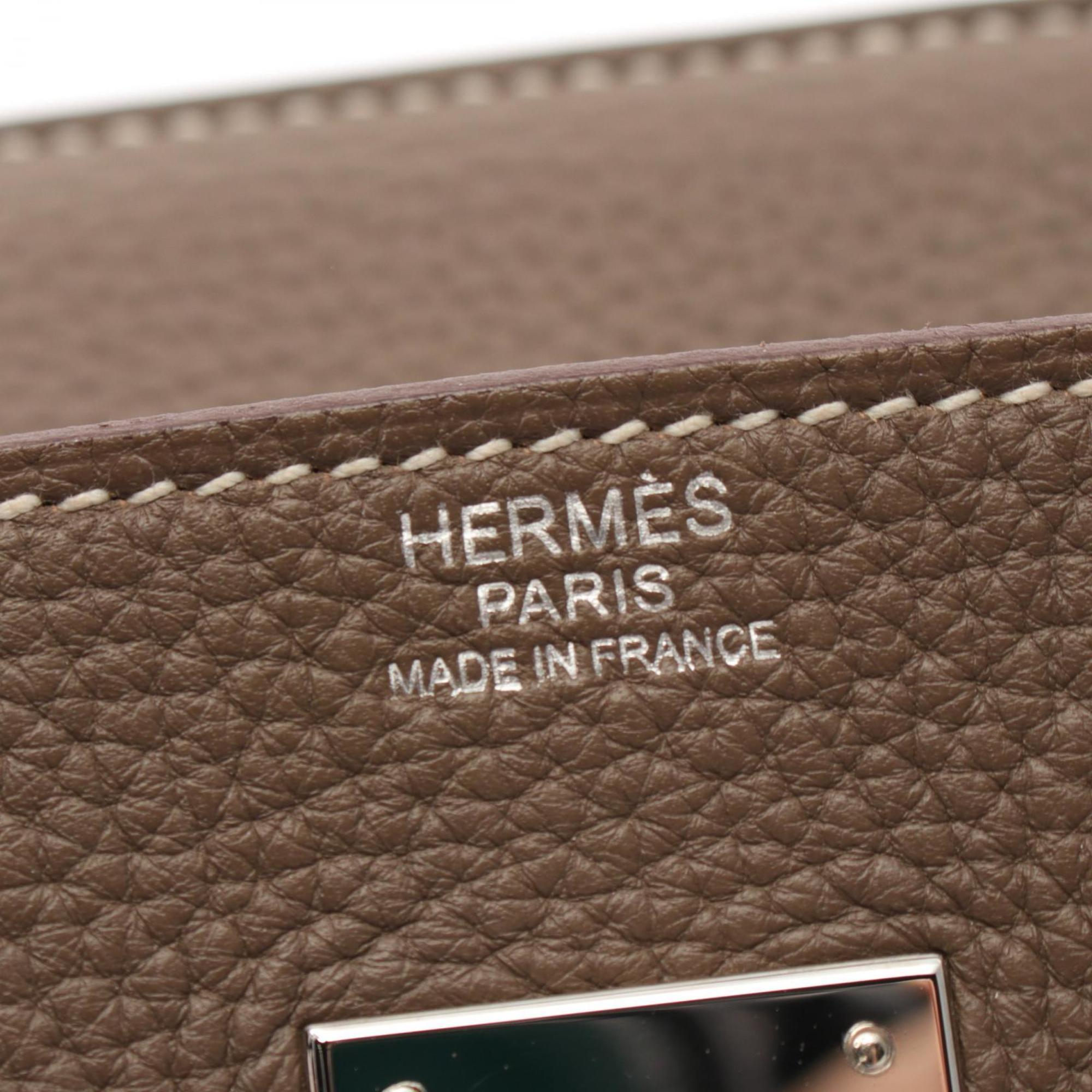 Hermes HERMES Birkin 30 Handbag Bag Taurillon Clemence Women's Beige