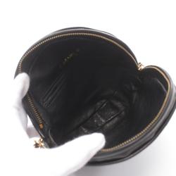 CHANEL Matelasse Shoulder Bag, Lambskin, Women's, Black