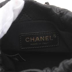 CHANEL Matelasse Shoulder Bag, Lambskin, Women's, Black