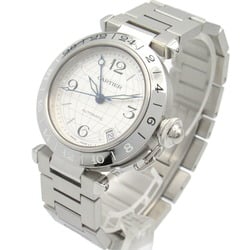 Cartier Pasha C Meridian Watch Stainless Steel Boys Silver W31078M7