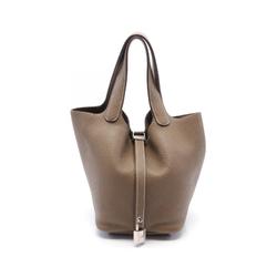 Hermes HERMES Picotin Lock PM Handbag Bag Taurillon Clemence Women's Brown