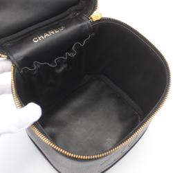 CHANEL Coco Mark Handbag Bag Caviar Skin (Grained Calf) Women's Black A01998