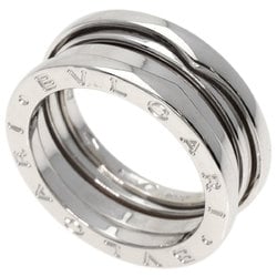 BVLGARI B-zero1 B-zero One 2-band #53 Ring, K18 White Gold, Women's