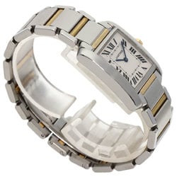 Cartier W51006Q4 Tank Francaise MM Watch Stainless Steel SSxK18YG Men's CARTIER