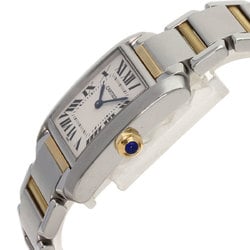 Cartier W51006Q4 Tank Francaise MM Watch Stainless Steel SSxK18YG Men's CARTIER