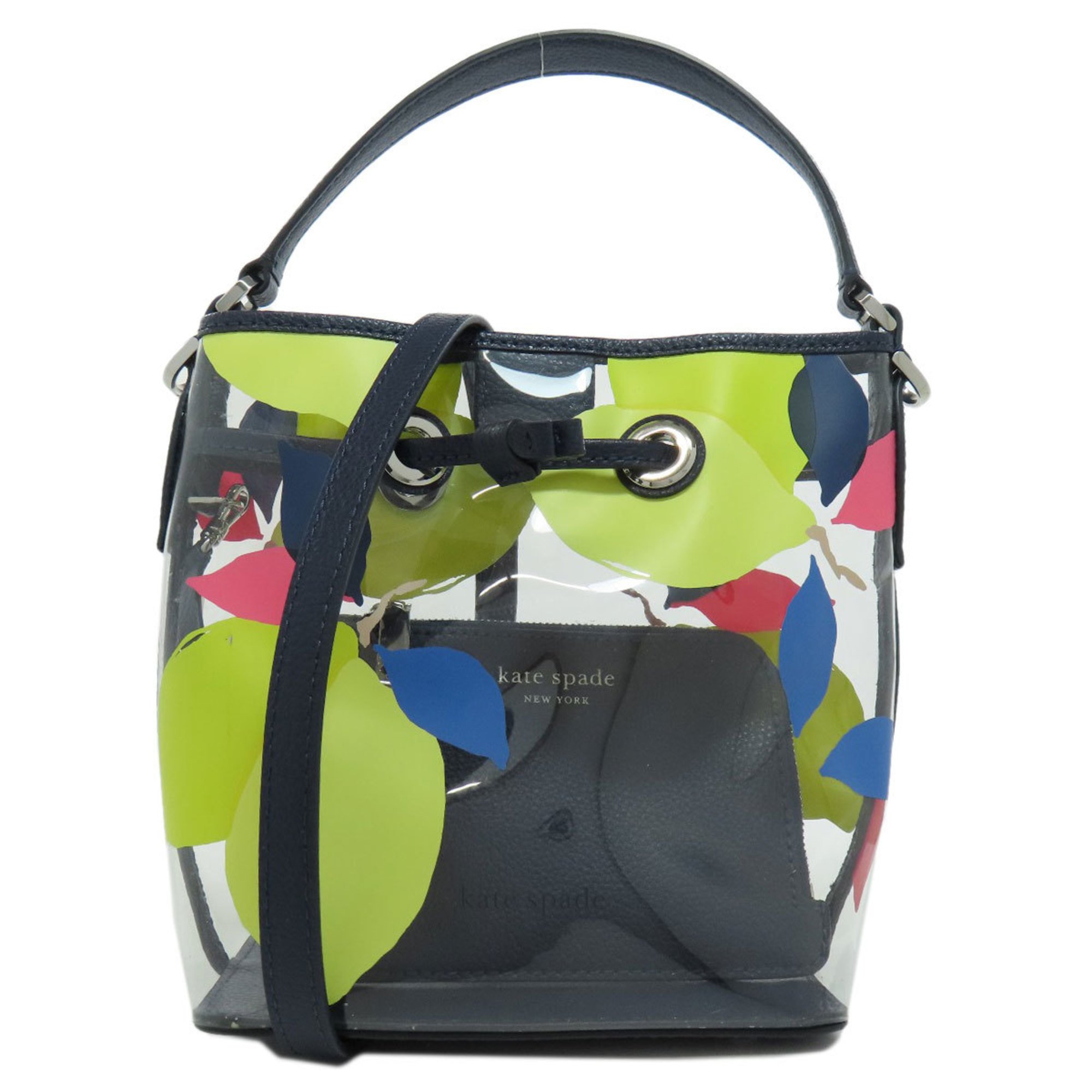 Kate Spade Lemon Pattern Tote Bag Vinyl Women's