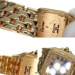 Cartier WJPM0015 Panthere SM Bezel Diamond Watch K18 Yellow Gold K18YG Women's CARTIER