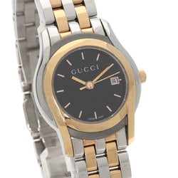 Gucci 5500L Watch Stainless Steel SSxGP Ladies GUCCI