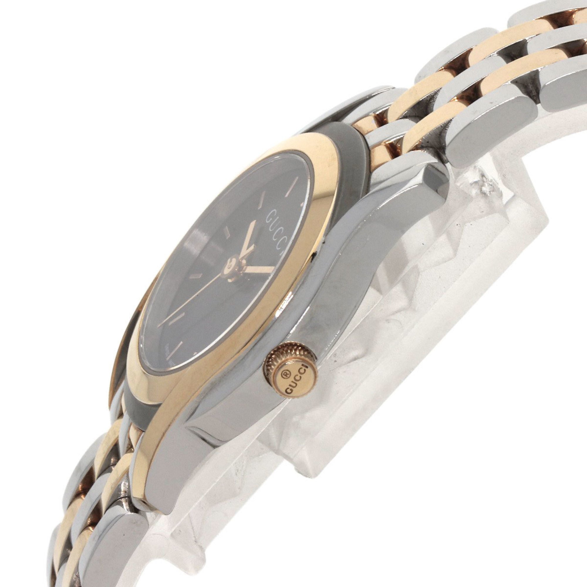 Gucci 5500L Watch Stainless Steel SSxGP Ladies GUCCI