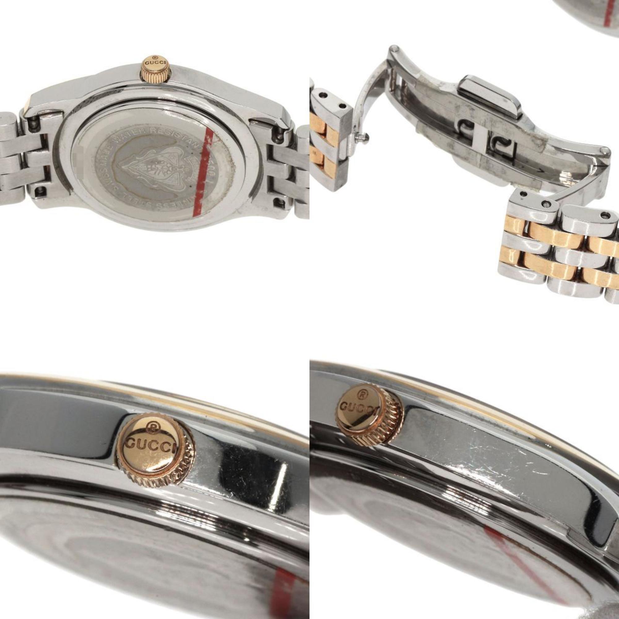 Gucci 5500L Watch Stainless Steel SSxGP Ladies GUCCI