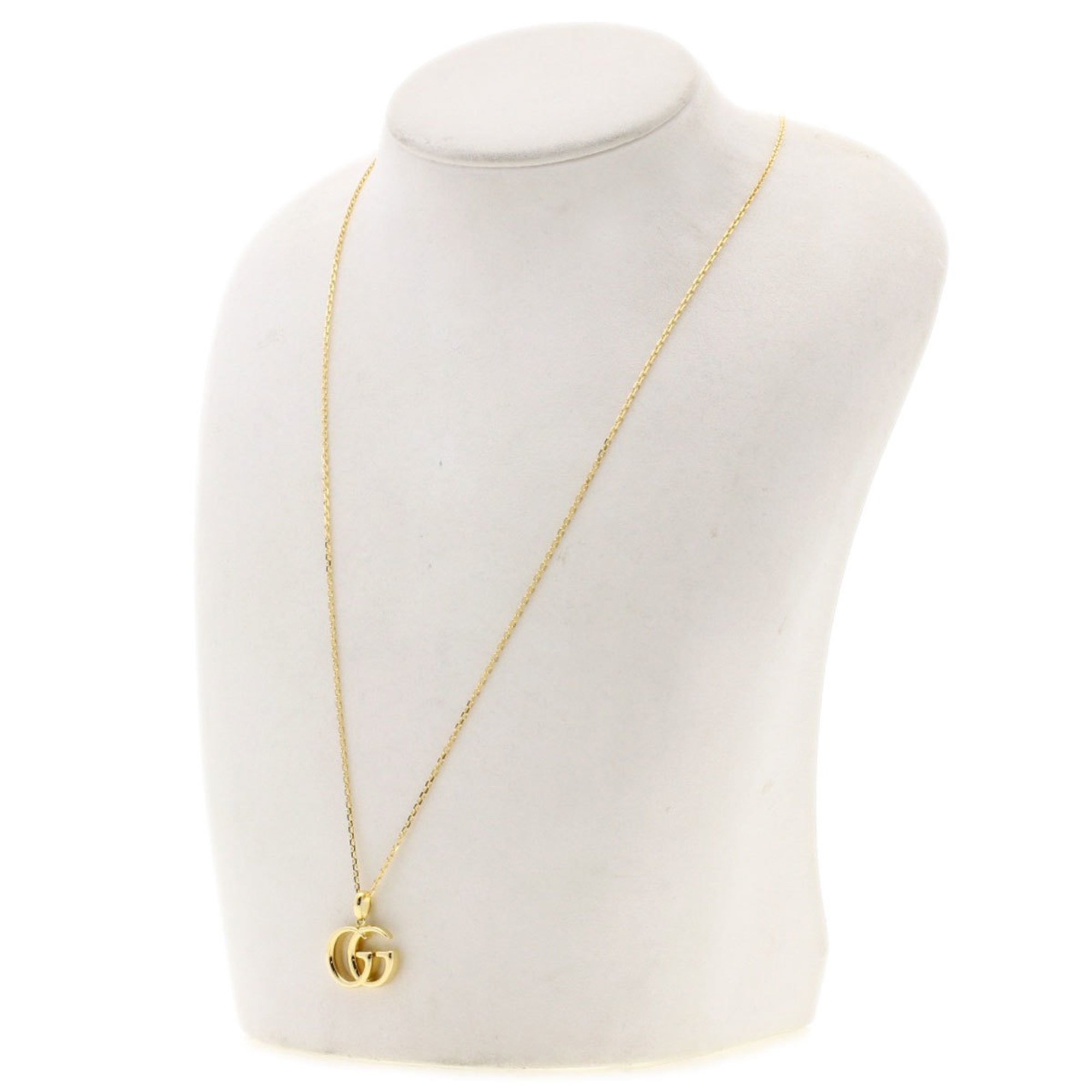 Gucci GG Necklace K18 Yellow Gold Women's GUCCI