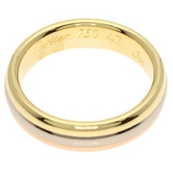 Cartier Three Color #47 Ring, K18 Yellow Gold, K18WG, K18PG, Women's, CARTIER