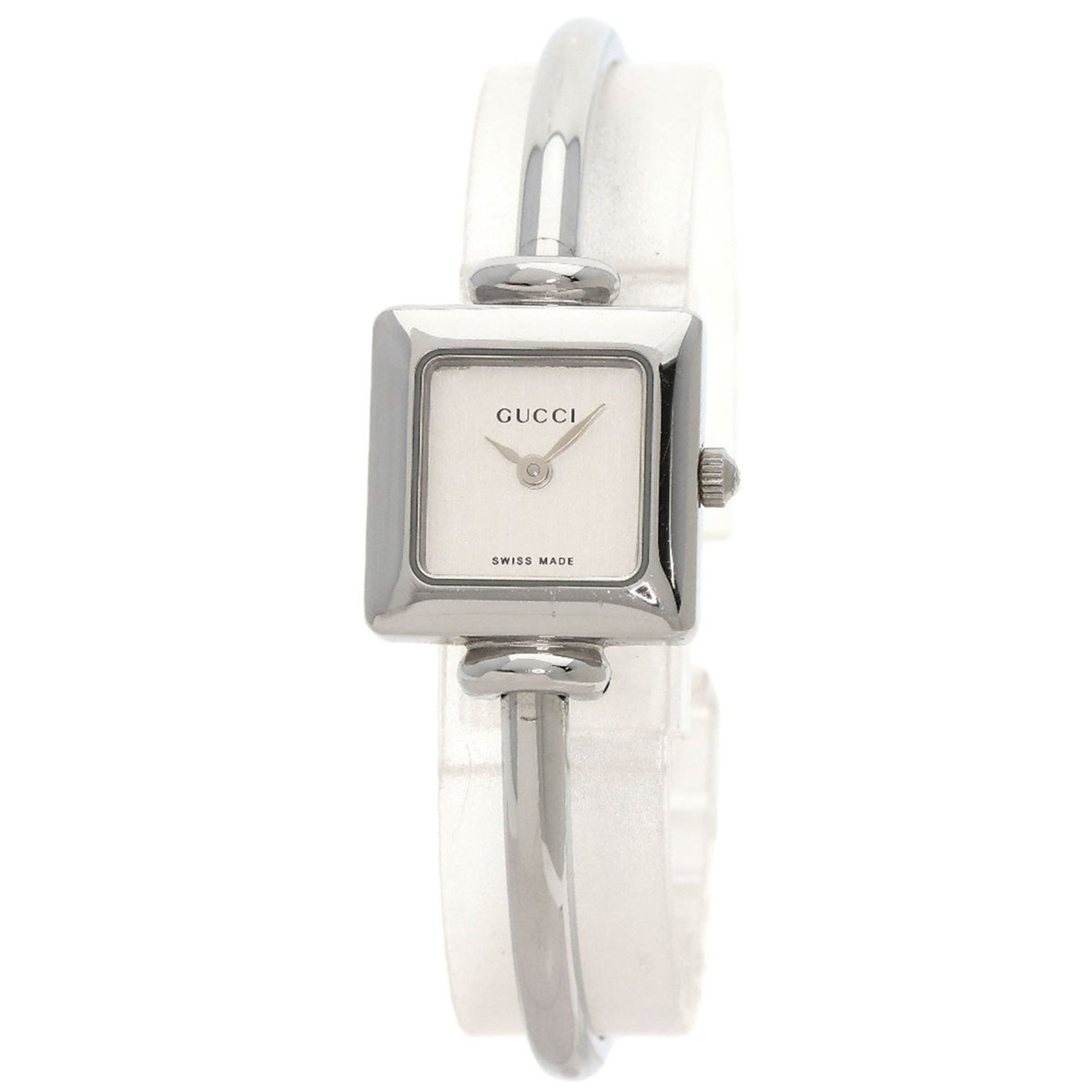 Gucci 1900L Square Face Watch Stainless Steel SS Ladies GUCCI