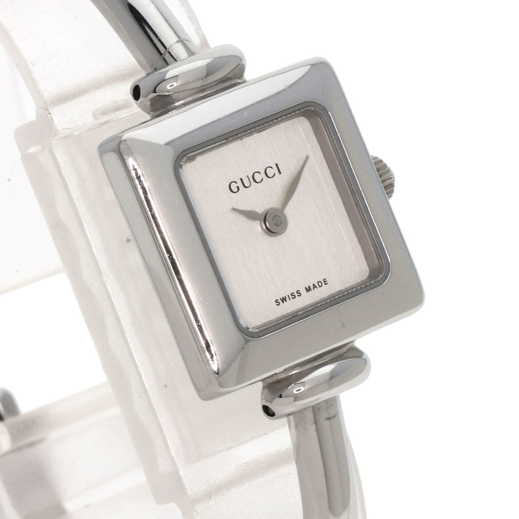 Gucci 1900L Square Face Watch Stainless Steel SS Ladies GUCCI