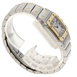 Cartier W20012C4 Santos Galbe SM Watch Stainless Steel SSxK18YG Women's CARTIER