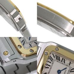 Cartier W20012C4 Santos Galbe SM Watch Stainless Steel SSxK18YG Women's CARTIER