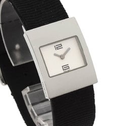 Gucci 4900L Square Face Watch Stainless Steel Leather Women's GUCCI