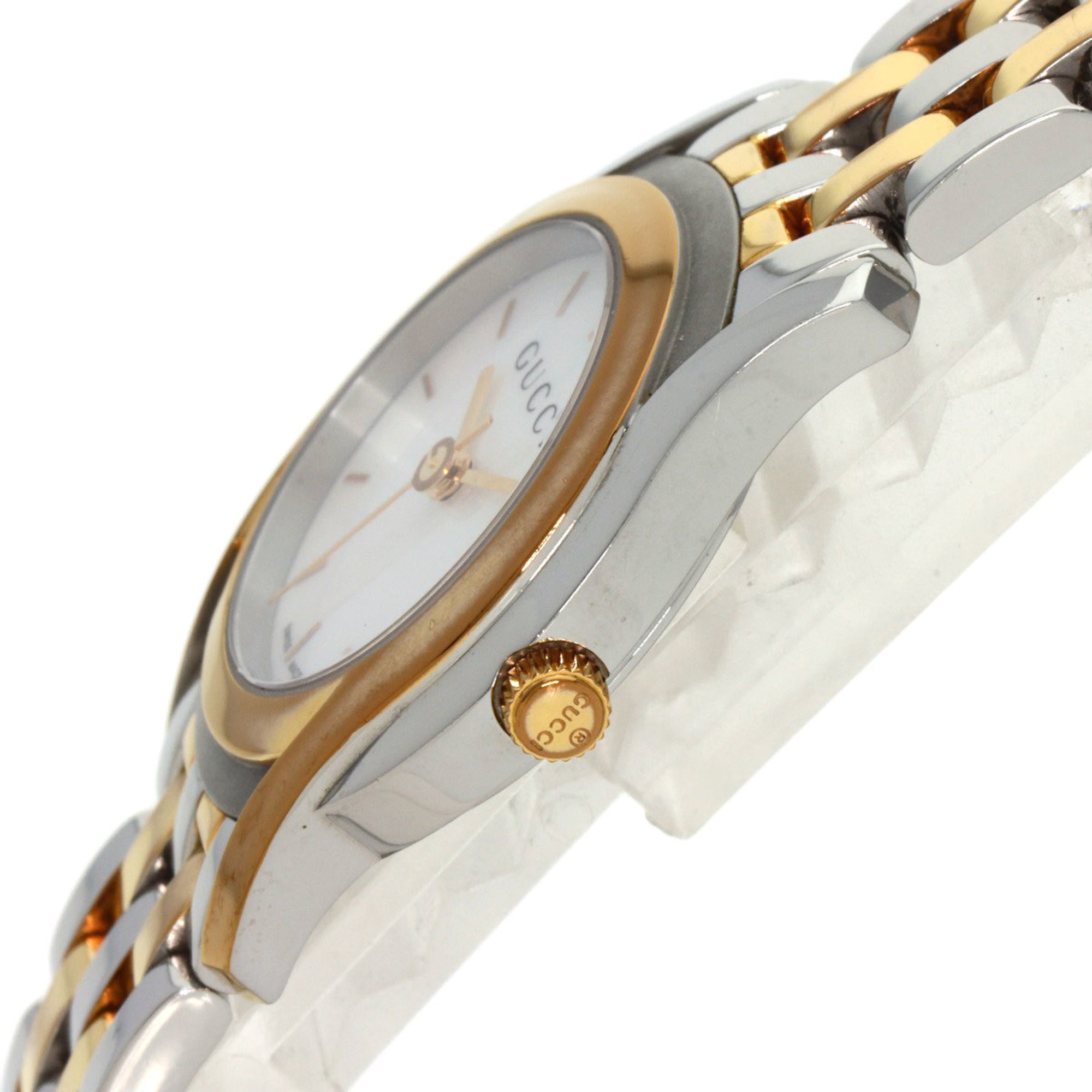 Gucci 5500L Watch Stainless Steel SSxGP Ladies GUCCI