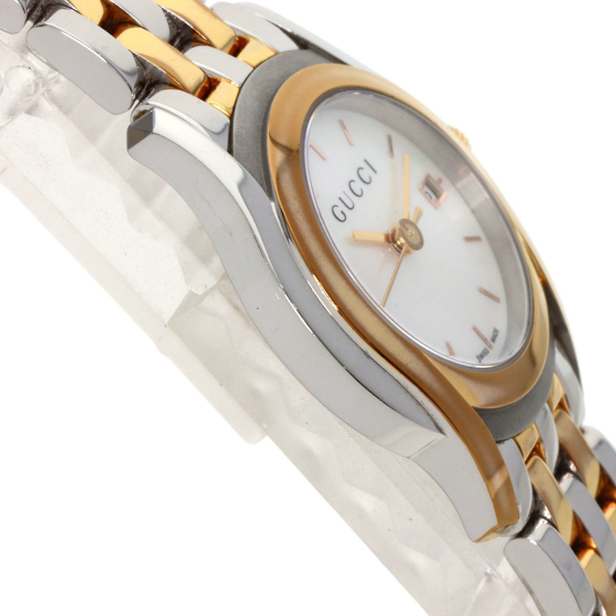 Gucci 5500L Watch Stainless Steel SSxGP Ladies GUCCI