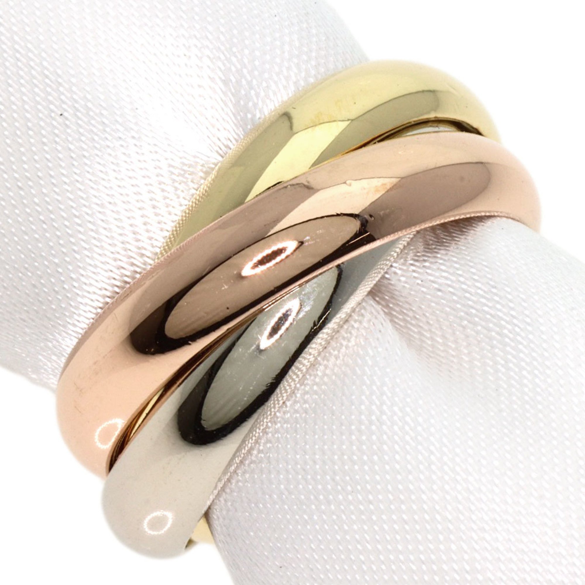 Cartier Trinity #51 Ring, K18 Yellow Gold, K18WG, K18PG, Women's, CARTIER