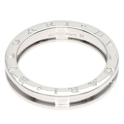 BVLGARI B-zero1 B-zero One 1 Band #65 Ring, K18 White Gold, Men's, Women's,