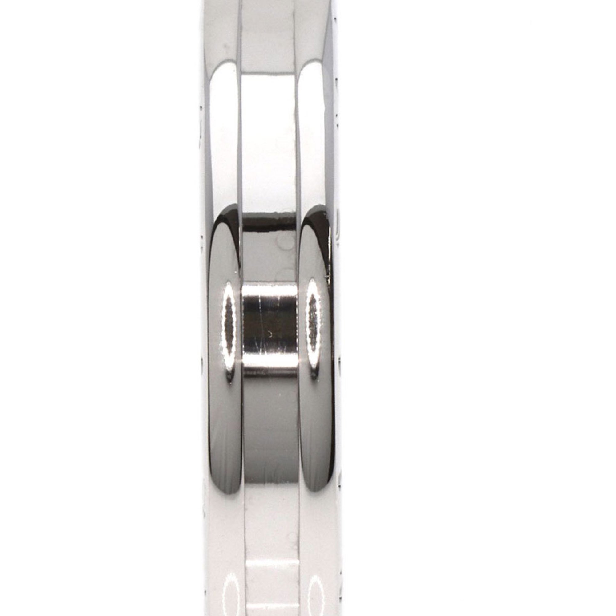 BVLGARI B-zero1 B-zero One 1 Band #65 Ring, K18 White Gold, Men's, Women's,