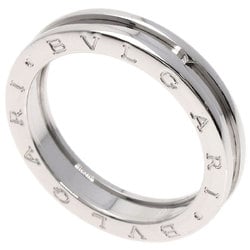 BVLGARI B-zero1 B-zero One 1 Band #65 Ring, K18 White Gold, Men's, Women's,