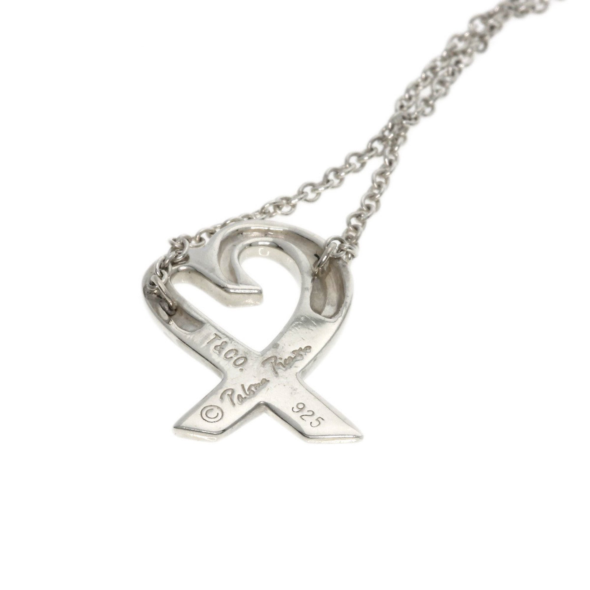 Tiffany Loving Heart Necklace Silver Women's TIFFANY&Co.