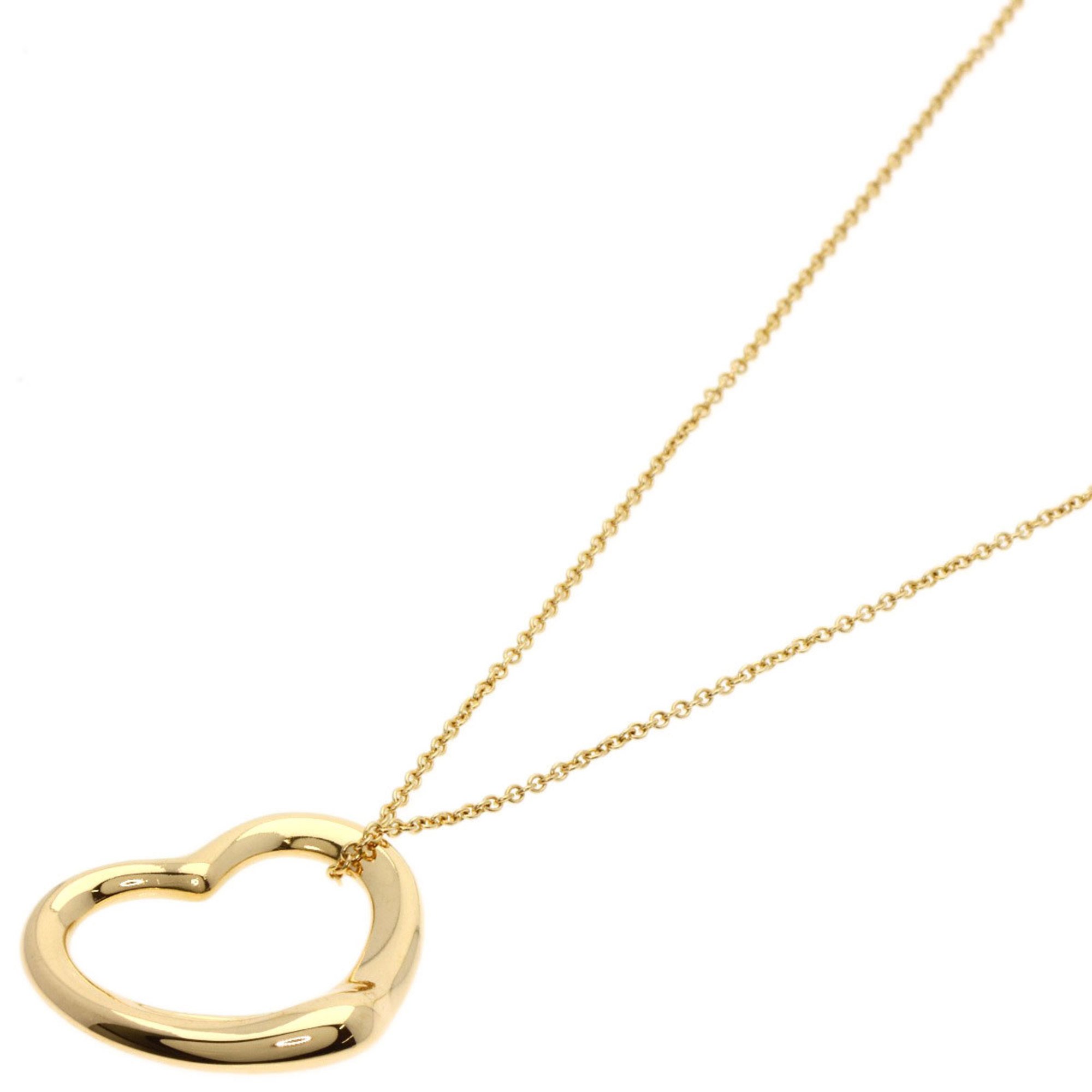 Tiffany Heart Necklace K18 Yellow Gold Women's TIFFANY&Co.